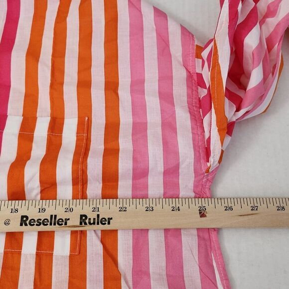 Beach Riot Alexa Top Plus Size 16-22 Striped Button Front Oversized Coverup NWOT - Picture 8 of 9